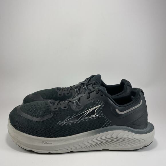 Altra Paradigm 7 Running Shoes Mens Size 9.5 Black Knit Athletic Running Comfort - Picture 3 of 10